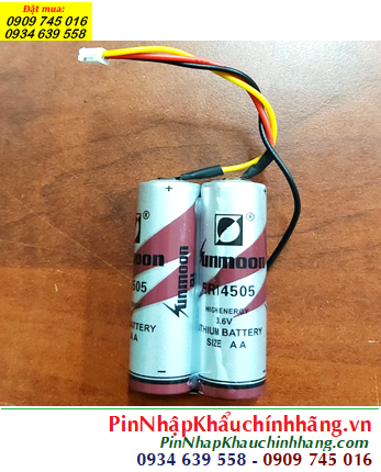 Sunmoon 2ER14505 (02 viên ghép đôi), Pin nuôi nguồn PLC Sunmoon 2ER14505 lithium 3.6v 5200mAh